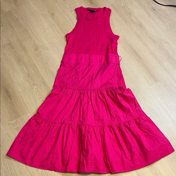 Veronica Beard Dresses & Skirts - Veronica Beard Fuchsia Sleeveless Midi Dress